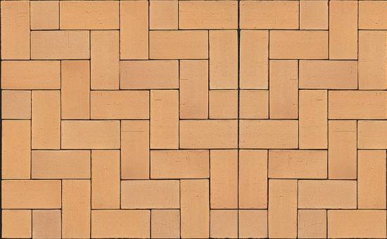 Тротуарная клинкерная брусчатка Muhr №02 Gelb-bunt, 200*100*40 мм