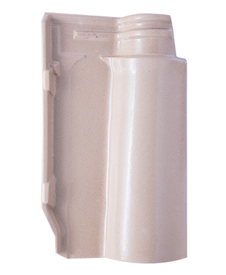 Керамическая черепица Margon Roman Mini, 266x157, Glazed Moleanos White