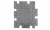 Плитка тротуарная BRAER Волна серый, 240*135*60 мм
